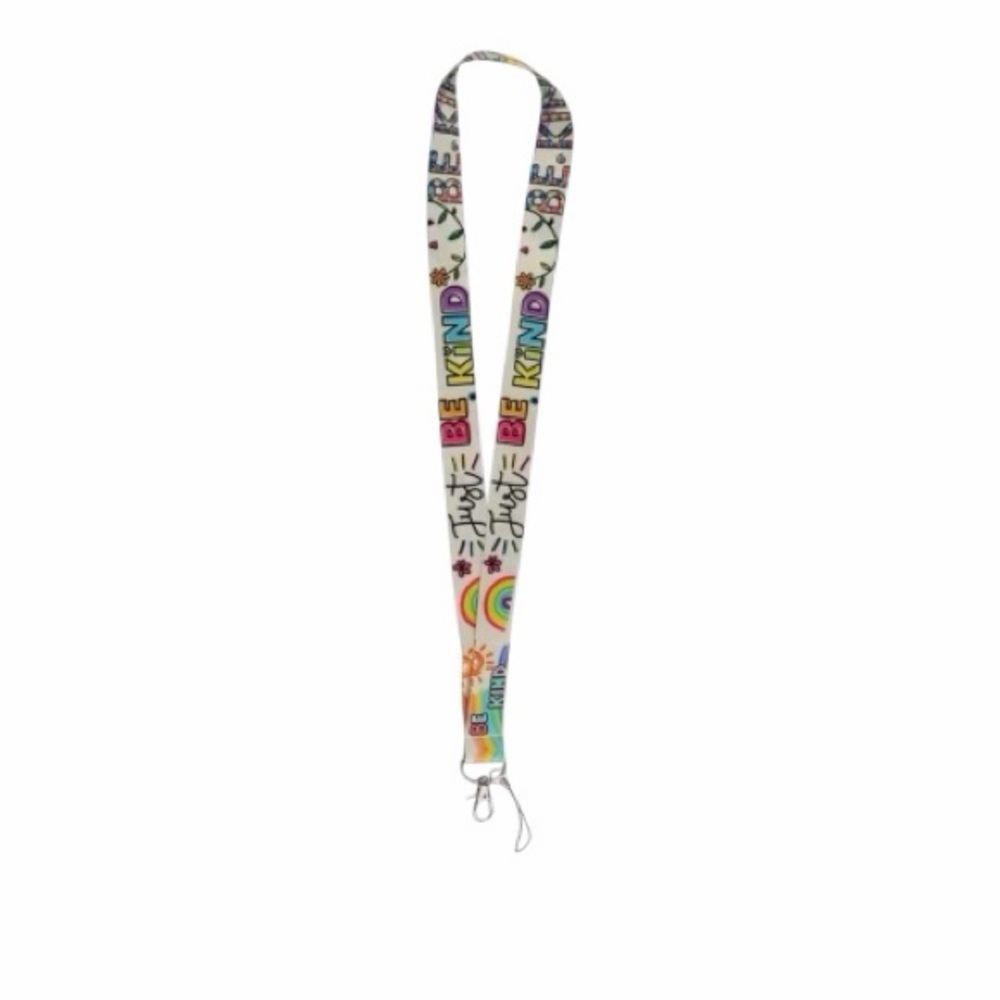 Colorful 'Be Kind' Lanyard New